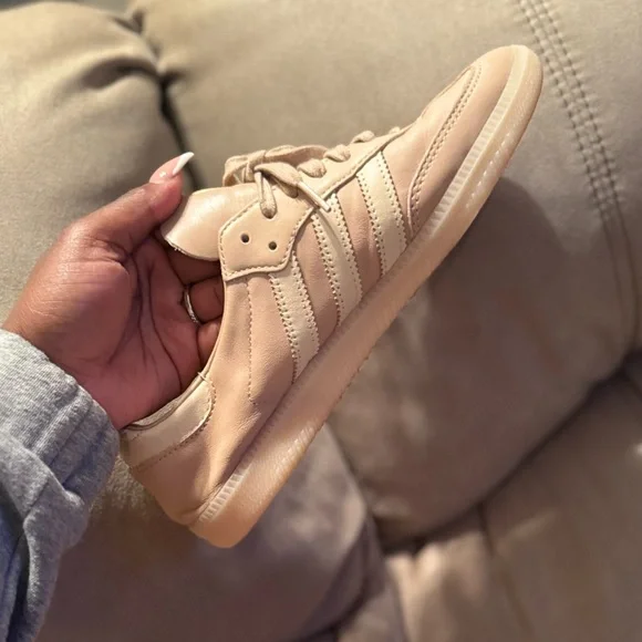 adidas | Shoes | Beige Samba Deacon Sneakers | Poshmark